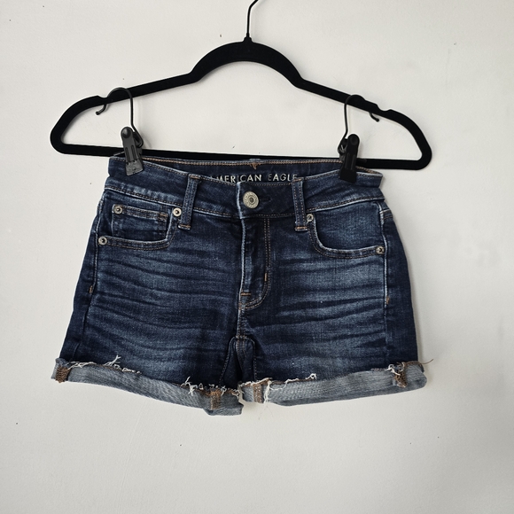 American Eagle Outfitters Pants - American Eagle Outfitters Shortie Blue Denim Shorts